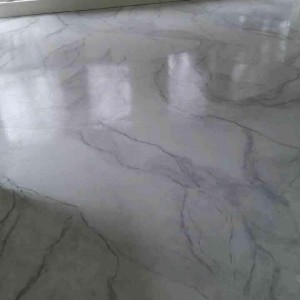 Faux Painted Concrete Floor